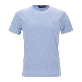 Polo Ralph Lauren Polo Ralph Lauren T-shirts en Polos Lichtblauw - Heren - Tops - Blauw - Maat: 2XL Katoen