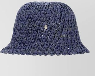 Helen Kaminski raffia rio bucket hat crochet wide brim