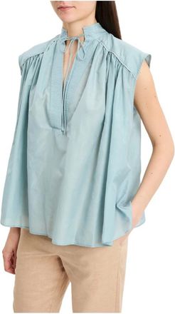 Semicouture Donna, Top, Blu, S, new