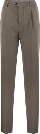 Brunello Cucinelli Pantaloni con passanti - Marrone