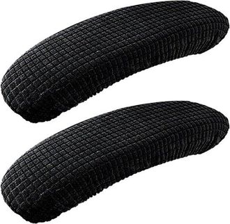 No Brand Almohadillas Gruesas Para Reposabrazos, 2 Piezas, Funda Para Reposabrazos De Silla De Oficina, Almohadilla El&aacute;stica Para Brazos, Funda Giratoria, Prot