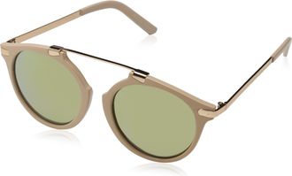 Eyelevel HARLEY HARLEY Round Sunglasses 50, Pink/Silver Mirror