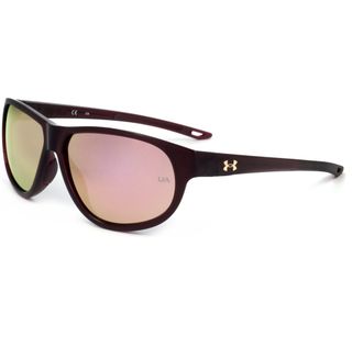 Under Armour Womens 59 mm Red Sunglasses