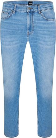 HUGO BOSS Mens 10253207 01 Slim Fit Jeans in Medium Blue - Size 34W/32L