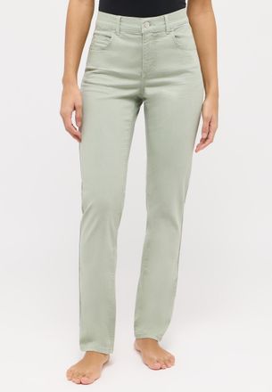Angels Straight-Jeans ANGELS CICI, Damen, Gr. 34, L&auml;nge 32, jade gr&uuml;n used, Web, Obermaterial: 89% Baumwolle, 8% Polyester, 3% Elasthan, slim fit normal, Jea