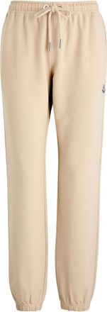 Moncler Logo Cotton Sweatpants - Cream - M (UK 12 / M)