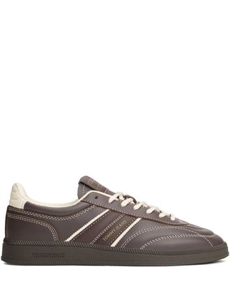 Tommy Jeans leather sneakers - Brown
