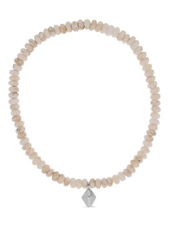 Walters Faith beaded pendant bracelet - Neutrals