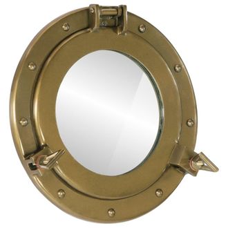 vidaXL Vidaxl Specchio Da Parete Design Obl&ograve; &Oslash;30 Cm In Alluminio E Vetro