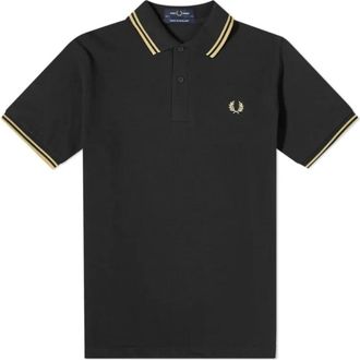 Fred Perry Tops, Heren, Zwart, XS, Katoen, M12 Polo