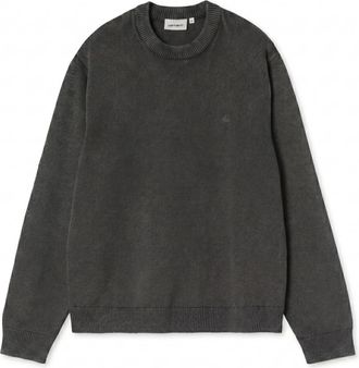 Carhartt Work in Progress Kori Sweater - Heren - Ronde hals truien - Zwart - XL - Katoen - Truien & Vesten