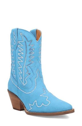 Dingo Tiny Pony Rhinestone Western Boot in Blue at Nordstrom, Size 7.5