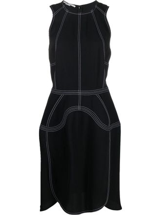 Stella McCartney Mouwloze jurk - Zwart