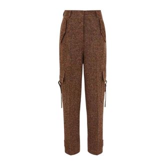 Zimmermann Broeken, Dames, Bruin, M, Tweed, Illustration Tweed Broek