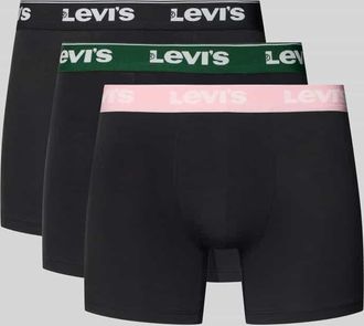 Levi's Trunks aus Baumwoll-Mix im 3er-Pack in Black, Gr&ouml;&szlig;e XL