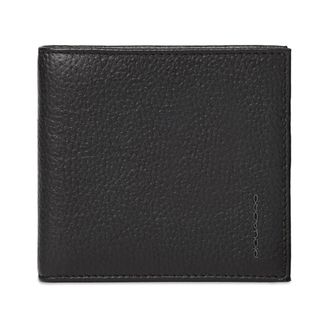 Piquadro Accessoires, Heren, Zwart, ONE Size, Leer, Pu 1666Mosrn Portemonnee