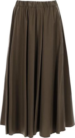 Aspesi Gonna Mod. 2289 - Dames - Midirokken - Groen - 2XS - Rokken