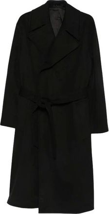 Caruso Hombre, Abrigos, Negro, Talla: L