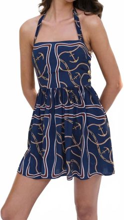 Saylor Lochlan Dress In Deep Navy