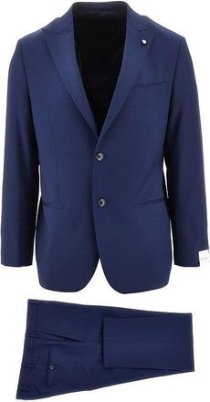 Lubiam Super 110s wool tailored suit Man 50