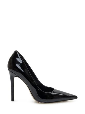 Michael Kors Michael Kors Black Pointed Pumps In Patent Leather