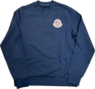 Moncler Heren, Sweatshirts & Hoodies, Blauw, Maat: 2XL