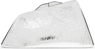 The Attico 8.30 PM Clutch - Dames - Clutches - Grijs - ONE Size - Katoen - Tassen