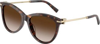 Tiffany & Co. Tf 4258Bu Zonnebril - Dames - Zonnebrillen - Bruin - 57 MM - Accessoires
