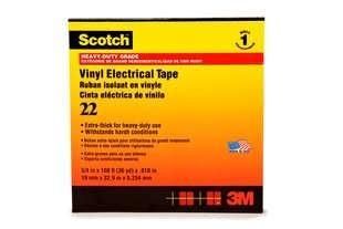 OEM 3m Scotch 22 Cinta Aislante El&eacute;ctrica Pvc Negra 33m X 38mm