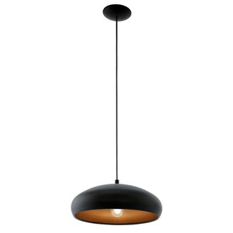 Eglo Eglo L&aacute;mpara Colgante Mogano 1 Negra Y Cobre 94605