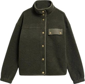 Barbour Mabel Fleece - female - Barbour - Faux Fur & Shearling Jackets - Green - XS - Jackets