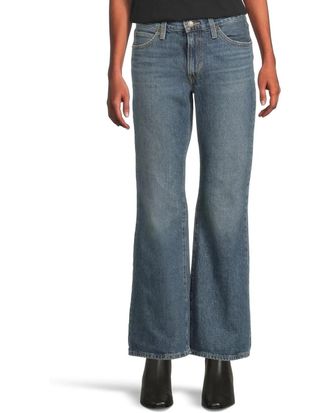 Levi's Womens Levis Jeans Blue Denim Mid Rise 94 Baggy Bootcut Zip Fly GBO1933