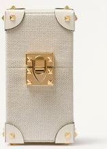 Valentino Garavani Astuccio Per Profumo 100 Ml Valentino Garavani In Canvas, Pelle Di Vitello E Borchie In Metallo Donna NATURALE/AVORIO UNI