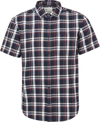 Mountain Warehouse Trace Flannel Short-Sleeved Shirt in Blue at Nordstrom, Size Xxx-Large