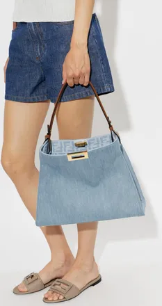 Fendi Way Medium Bag, Womens, Blue