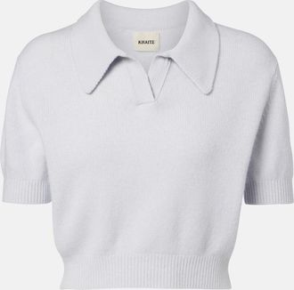 Khaite Leni wool and cashmere top