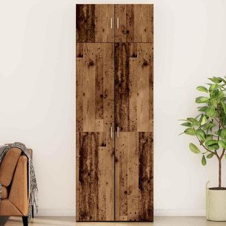 Berkfield Home Storage Cabinet Old wood 40 x 40 x 30 cm Engineered wood in Brown