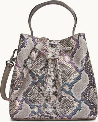 DKNY Lawrence Snake Bucket in Python at Nordstrom
