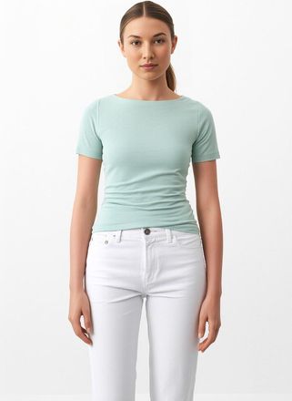 Vero Moda Kurzarmshirt VERO MODA VMPANDA MODAL S/S TOP NOOS, Damen, Gr. XL, grau (gray mist), Jersey, Obermaterial: 48% Baumwolle, 48% Modal, 4% Elasthan, unifa