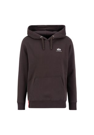 Alpha Industries Hoodie ALPHA INDUSTRIES Basic Hoodie SL, Herren, Gr. S, braun (hunter braun), Obermaterial: 80% Baumwolle, 20% Polyester, regular fit, Sweatshirts Hoo