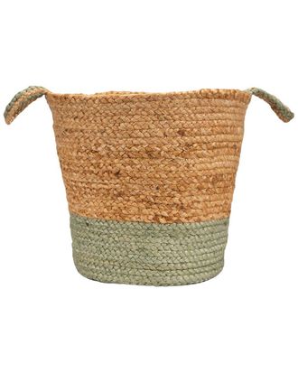 LR Home Color Block Jute Basket