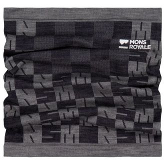 Mons Royale Ascender Merino Seamless Neckwarmer Halstuch - Unisex | grau