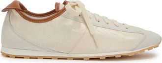 Jacquemus Les Tennis Textured Leather Sneakers - Grey - 44 (IT44 / UK10)