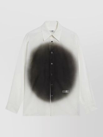 Maison Margiela shirt spread collar long sleeves graphic print