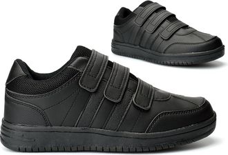 Generic Boys School Shoes Boys Touch Fastening School Shoes Size 3 Touch Fastening Trainer Size 5 Comfort Trainer Casual Trainers Comfort Trainers Sizes 3-6 B