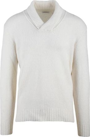 MANIPUR White Wool Cashmere Polyamide Elastane Mens Sweater