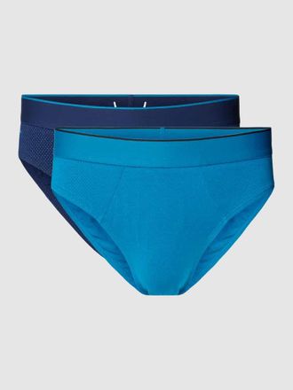 sloggi Slip mit Allover-Muster im 2er-Pack Modell EVER AIRY in Blau, Größe XL