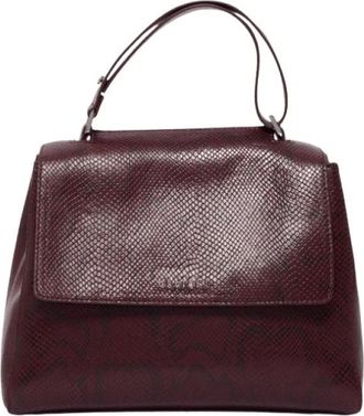 Orciani Borsa a spalla Sveva Exotic Midi - - Bags - Donna - Marrone - ONE SIZE