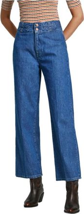 Pepe Jeans London Straight Leg Denim Jeans - Dames - Regular Fit Jeans - Blauw - W29 L30 - Denim - Jeans
