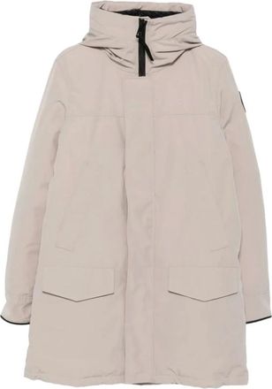 Canada Goose Jassen, Heren, Grijs, M, Leer, Langford Parka